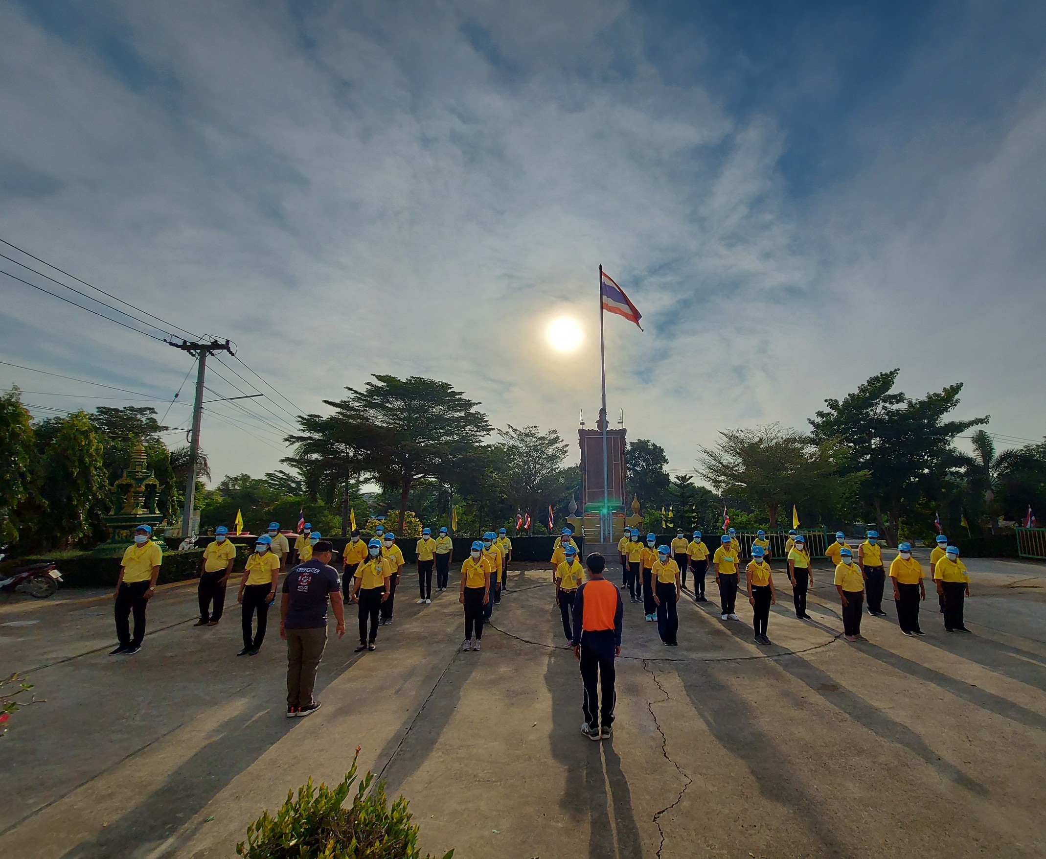 พิธีปิดโครงการฝึกอบรมหลักสูตรชุดปฏิบัติการจิตอาสาภัยพิบัติประจำองค์กรส่วนท้องถิ่น